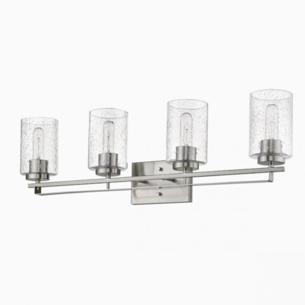 Orella 4-Light Satin Nickel Sconce