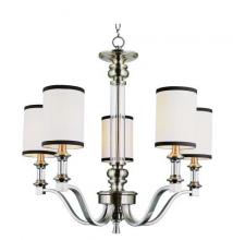 Trans Globe 7975 BN - 5LT CHANDELIER-W/SHADES-(LDH-2