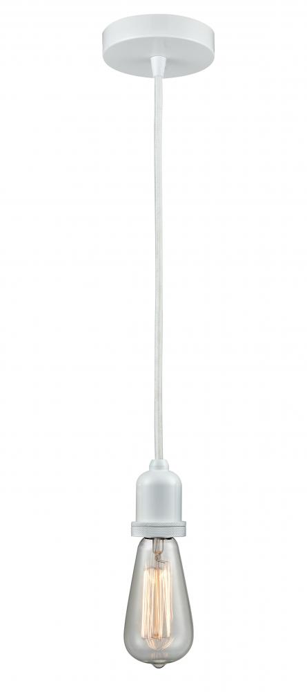 Whitney - 1 Light - 2 inch - White - Cord hung - Mini Pendant