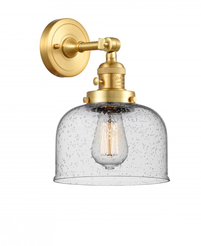 Bell - 1 Light - 8 inch - Satin Gold - Sconce