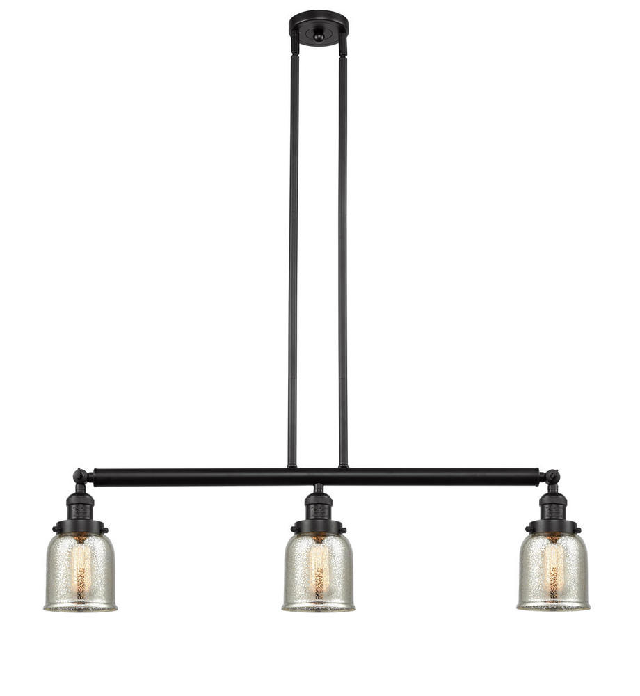 Bell - 3 Light - 38 inch - Oil Rubbed Bronze - Stem Hung - Island Light