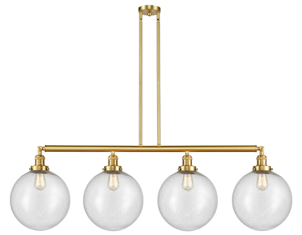 Beacon - 4 Light - 56 inch - Satin Gold - Stem Hung - Island Light