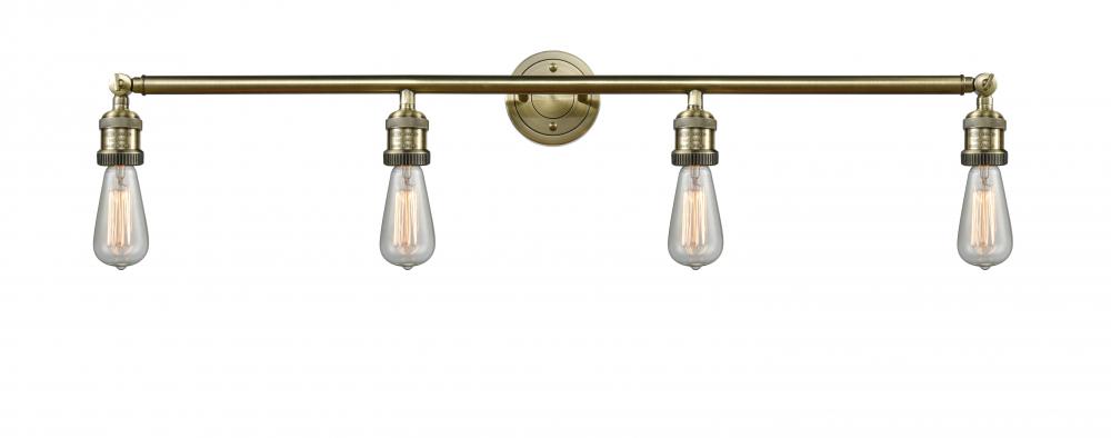 Bare Bulb - 4 Light - 42 inch - Antique Brass - Bath Vanity Light