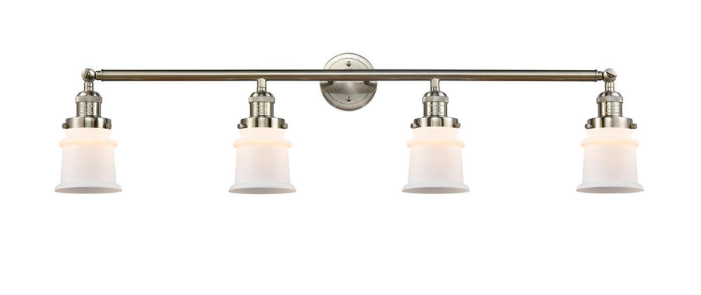 Canton - 4 Light - 42 inch - Brushed Satin Nickel - Bath Vanity Light