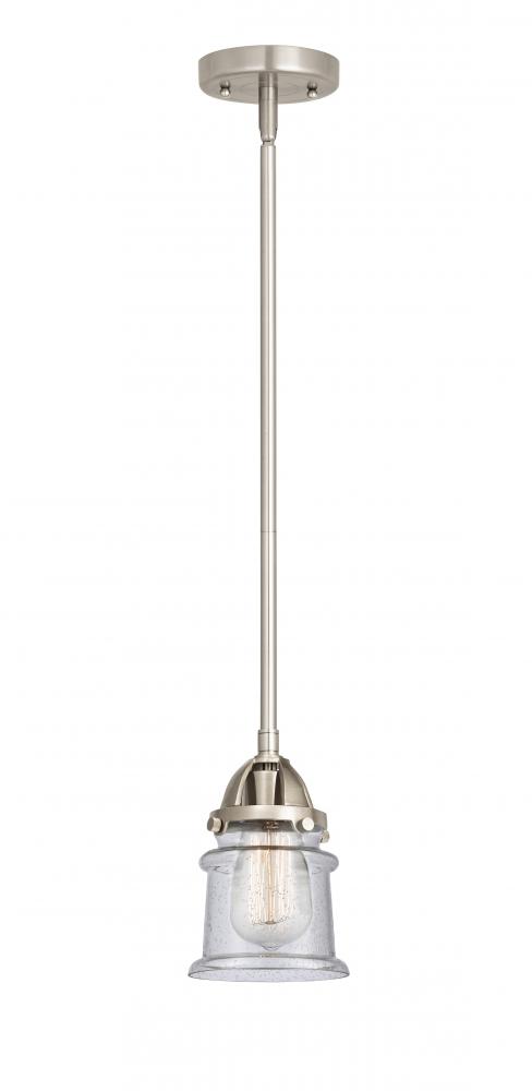 Canton - 1 Light - 5 inch - Brushed Satin Nickel - Cord hung - Mini Pendant