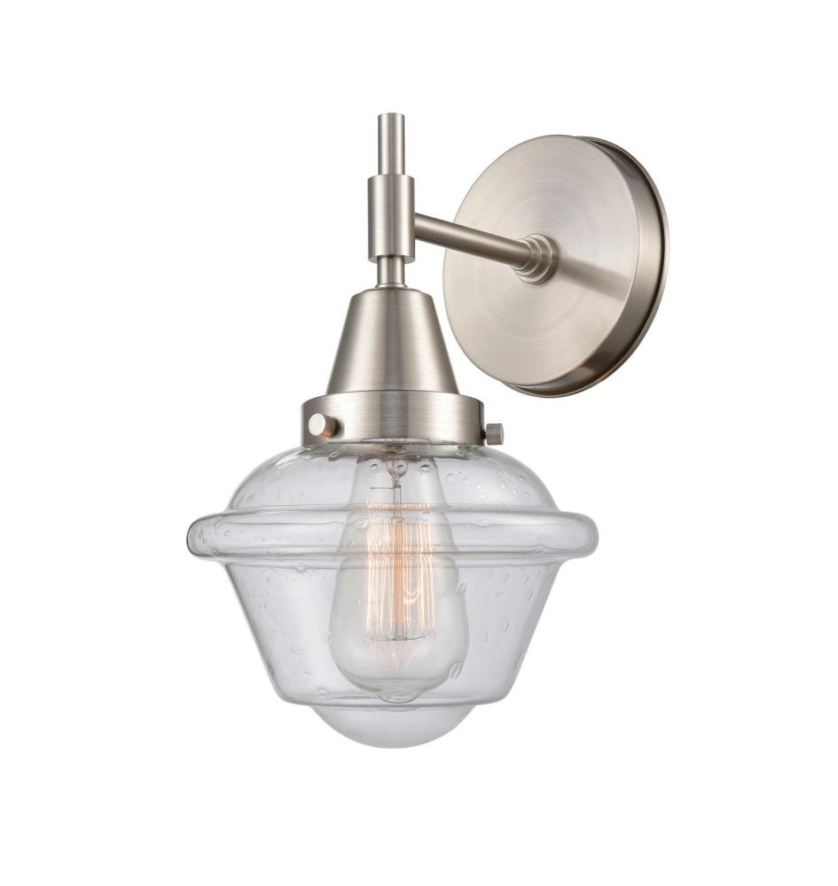 Oxford - 1 Light - 8 inch - Satin Nickel - Sconce