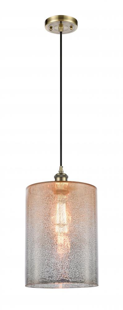 Cobbleskill - 1 Light - 9 inch - Antique Brass - Cord hung - Mini Pendant