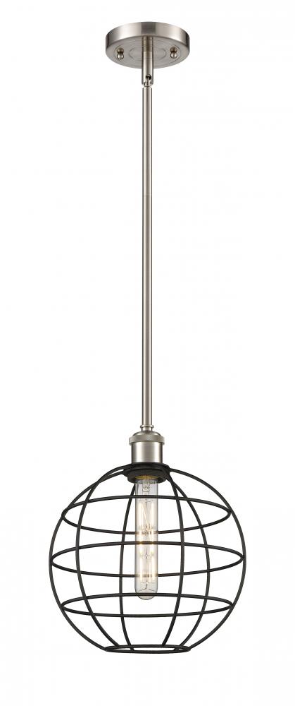 Lake Placid - 1 Light - 10 inch - Satin Nickel - Mini Pendant