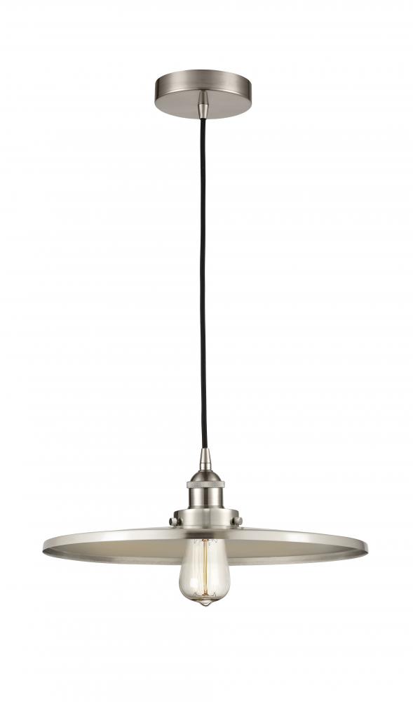 Appalachian - 1 Light - 16 inch - Brushed Satin Nickel - Cord hung - Mini Pendant