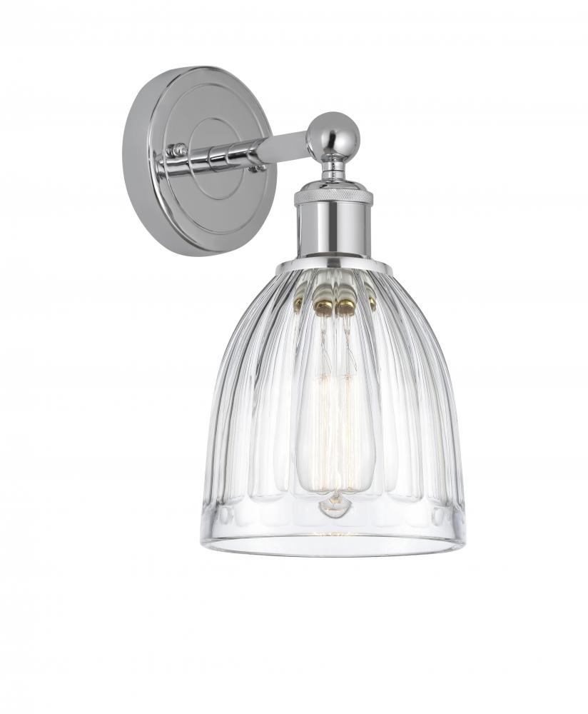 Brookfield - 1 Light - 6 inch - Polished Chrome - Sconce