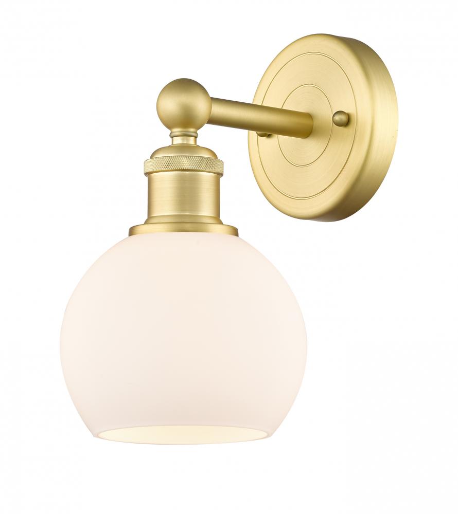 Athens - 1 Light - 6 inch - Satin Gold - Sconce