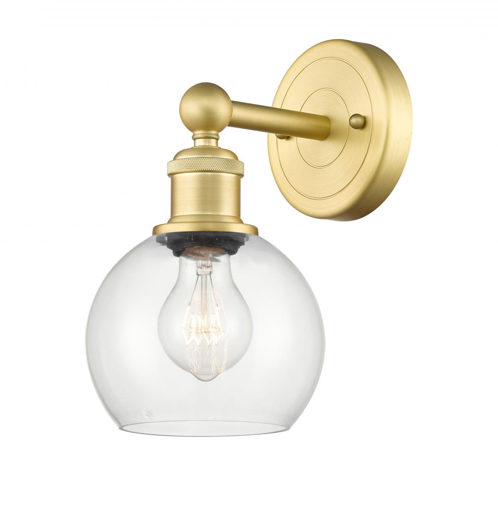 Athens - 1 Light - 6 inch - Satin Gold - Sconce