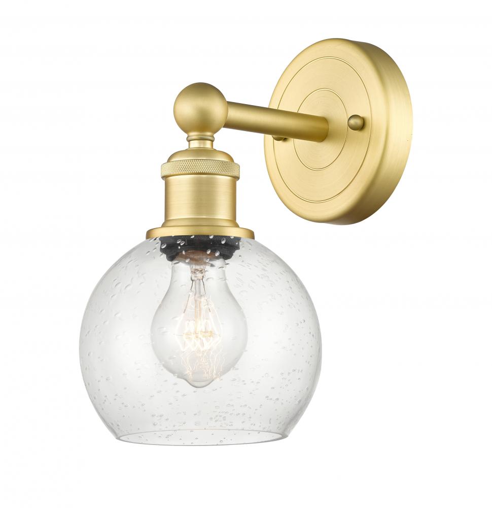 Athens - 1 Light - 6 inch - Satin Gold - Sconce