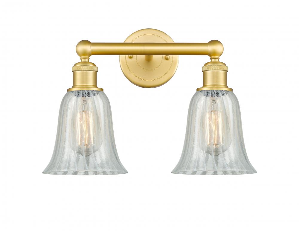 Hanover - 2 Light - 15 inch - Satin Gold - Bath Vanity Light