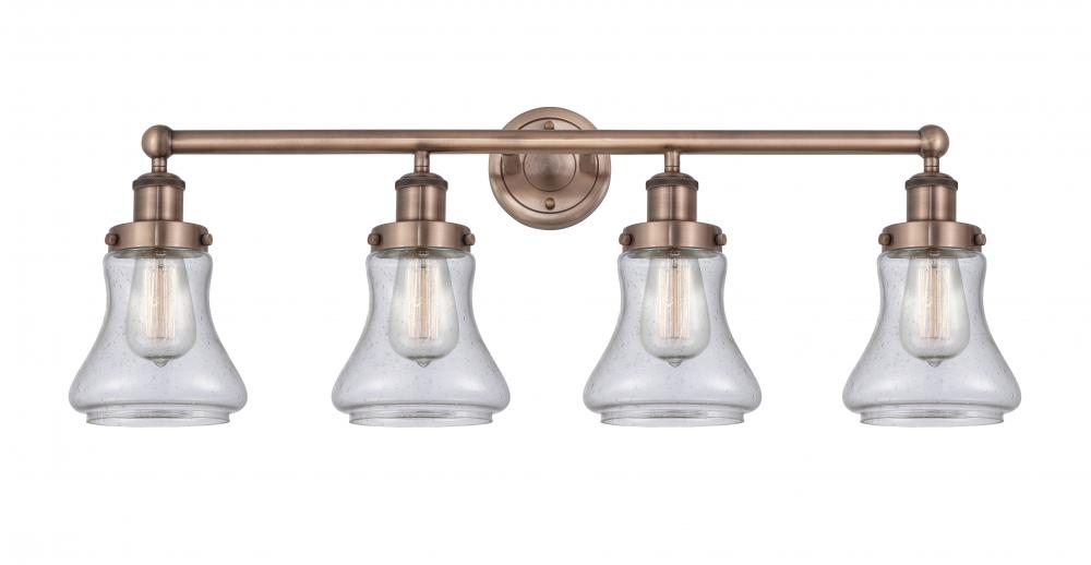 Bellmont - 4 Light - 33 inch - Antique Copper - Bath Vanity Light