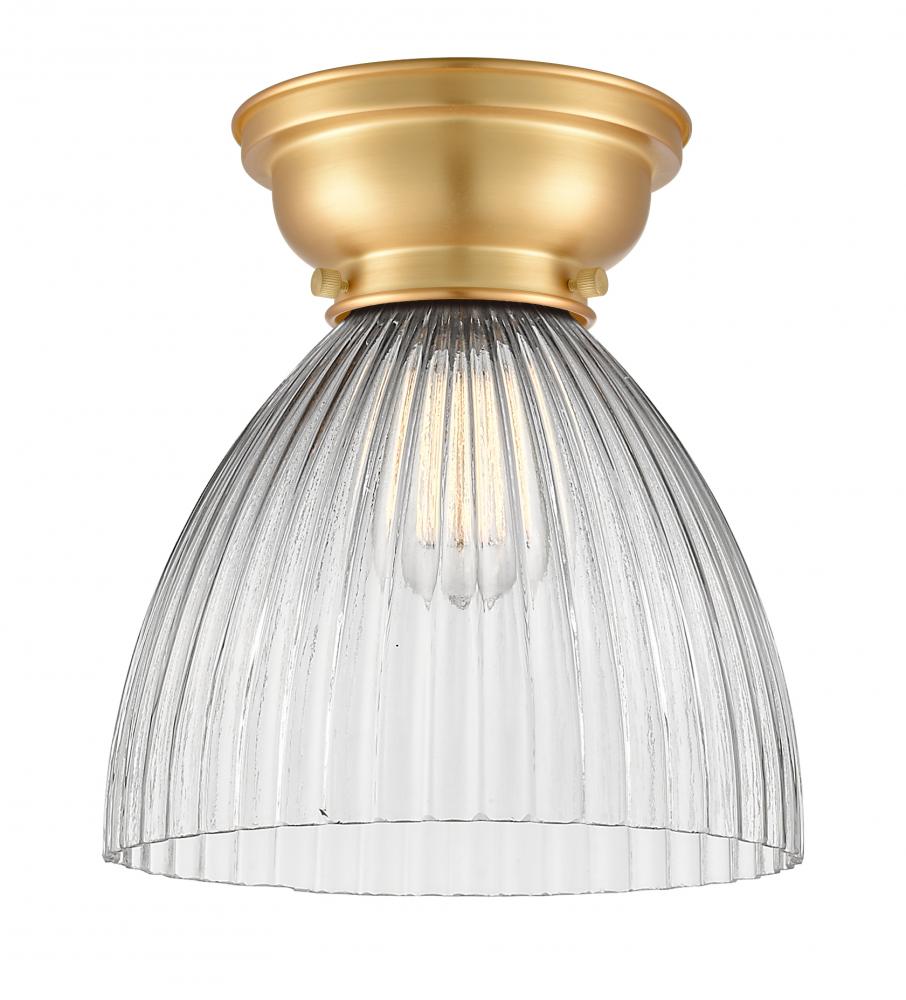 Seneca Falls - 1 Light - 10 inch - Satin Gold - Flush Mount