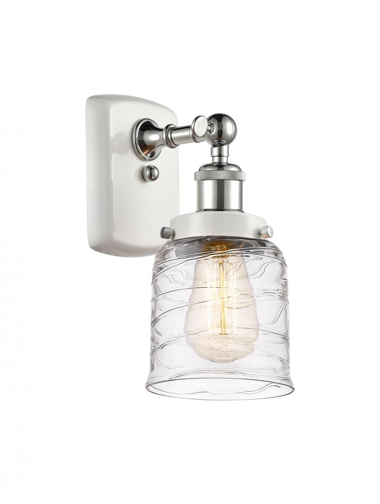 Bell - 1 Light - 5 inch - White Polished Chrome - Sconce