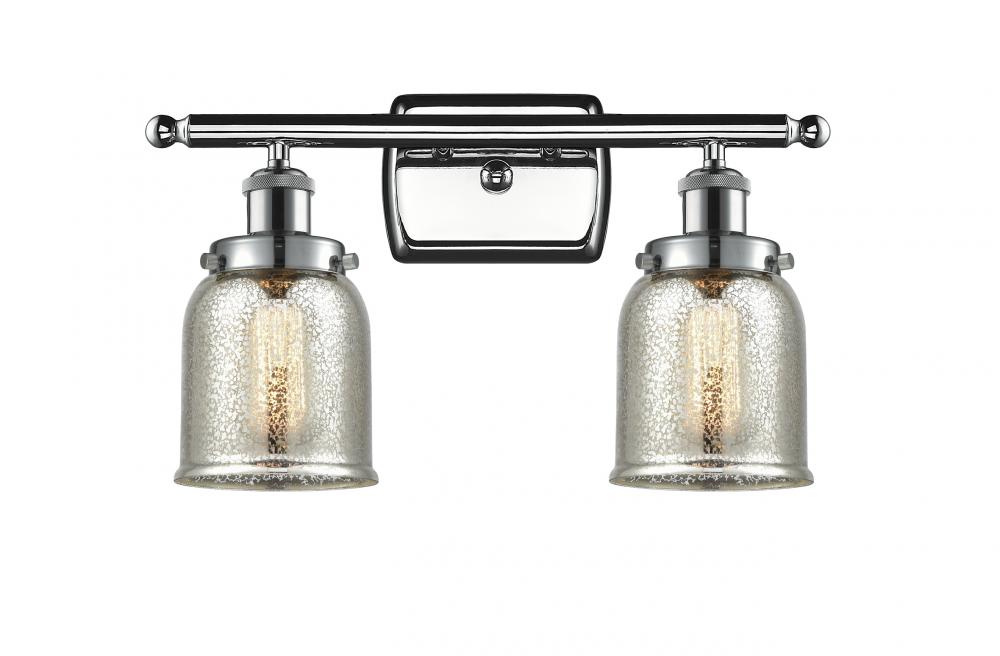 Bell - 2 Light - 16 inch - Polished Chrome - Bath Vanity Light