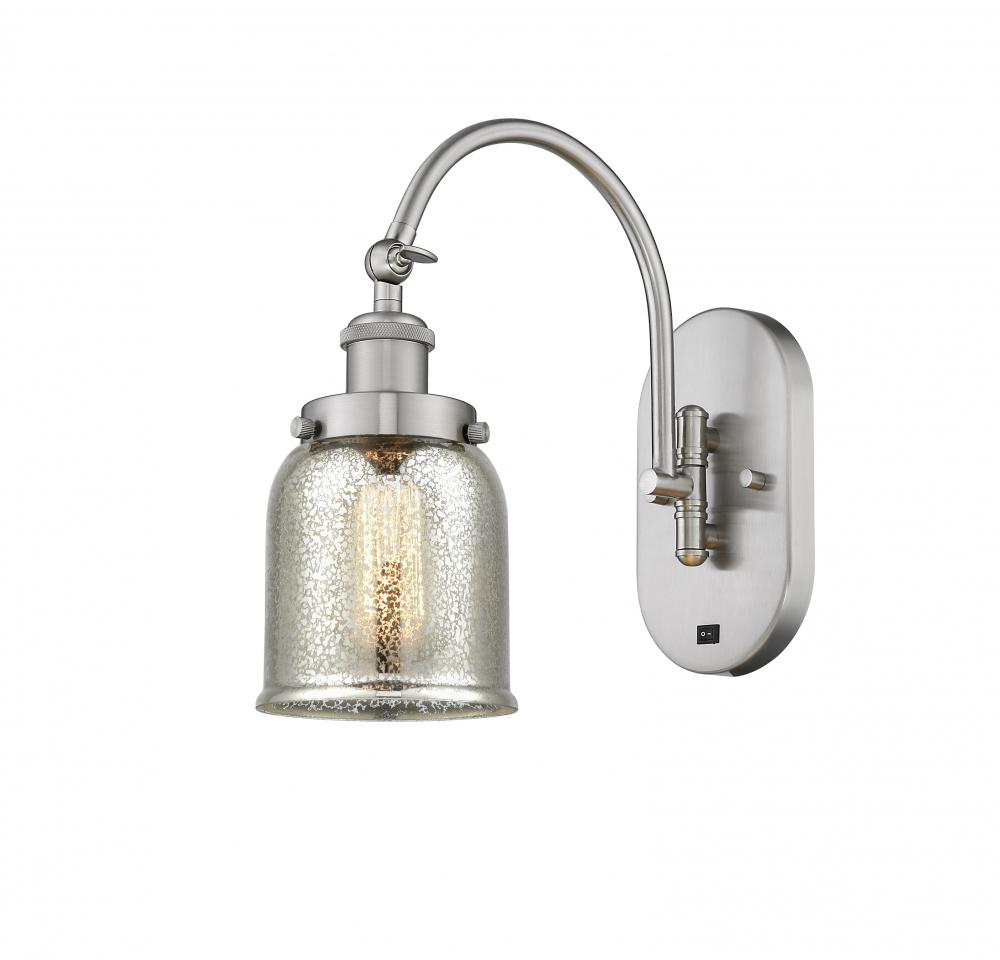 Bell - 1 Light - 5 inch - Brushed Satin Nickel - Sconce