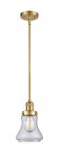 Innovations Lighting 201S-SG-G192-LED - Bellmont - 1 Light - 7 inch - Satin Gold - Stem Hung - Mini Pendant