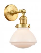 Innovations Lighting 203-SG-G321-LED - Olean - 1 Light - 7 inch - Satin Gold - Sconce