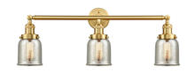 Innovations Lighting 205-SG-G58-LED - Bell - 3 Light - 30 inch - Satin Gold - Bath Vanity Light