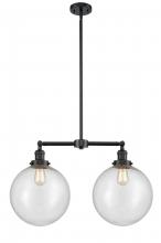 Innovations Lighting 209-OB-G204-12 - Beacon - 2 Light - 27 inch - Oil Rubbed Bronze - Stem Hung - Island Light