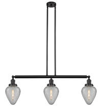 Innovations Lighting 213-OB-G165-LED - Geneseo - 3 Light - 38 inch - Oil Rubbed Bronze - Stem Hung - Island Light