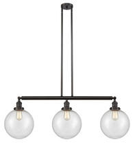 Innovations Lighting 213-OB-G204-10 - Beacon - 3 Light - 42 inch - Oil Rubbed Bronze - Stem Hung - Island Light