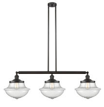 Innovations Lighting 213-OB-G544 - Oxford - 3 Light - 42 inch - Oil Rubbed Bronze - Stem Hung - Island Light