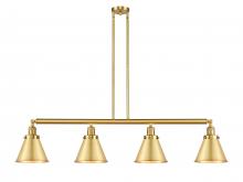 Innovations Lighting 214-SG-M13-SG - Appalachian - 4 Light - 52 inch - Satin Gold - Stem Hung - Island Light