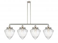 Innovations Lighting 214-SN-G664-12 - Bullet - 4 Light - 50 inch - Brushed Satin Nickel - Stem Hung - Island Light