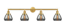 Innovations Lighting 215-SG-G173 - Fulton - 4 Light - 43 inch - Satin Gold - Bath Vanity Light