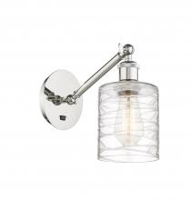 Innovations Lighting 317-1W-PN-G1113-LED - Cobbleskill - 1 Light - 5 inch - Polished Nickel - Sconce