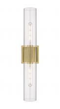  428-2WL-BB-G428-12CL - Bolivar - 2 Light - 5 inch - Brushed Brass - Bath Vanity Light