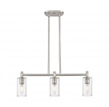 Innovations Lighting 434-3I-SN-G434-7SDY - Crown Point - 3 Light - 31 inch - Satin Nickel - Island Light