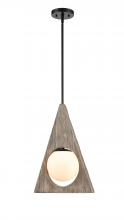 Innovations Lighting 439-1S-BK-W - Maverick - 1 Light - 14 inch - Matte Black - Cord hung - Pendant