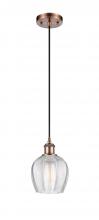 Innovations Lighting 516-1P-AC-G462-6 - Norfolk - 1 Light - 6 inch - Antique Copper - Cord hung - Mini Pendant