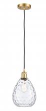 Innovations Lighting 516-1P-SG-G372-LED - Waverly - 1 Light - 8 inch - Satin Gold - Cord hung - Mini Pendant