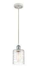 Innovations Lighting 516-1P-WPC-G1113-LED - Cobbleskill - 1 Light - 5 inch - White Polished Chrome - Cord hung - Mini Pendant