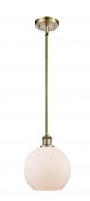 Innovations Lighting 516-1S-AB-G121-LED - Athens - 1 Light - 8 inch - Antique Brass - Mini Pendant