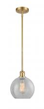 Innovations Lighting 516-1S-SG-G125-LED - Athens - 1 Light - 8 inch - Satin Gold - Mini Pendant