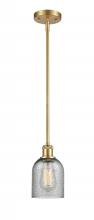 Innovations Lighting 516-1S-SG-G257-LED - Caledonia - 1 Light - 5 inch - Satin Gold - Mini Pendant