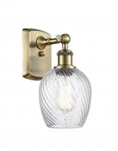 Innovations Lighting 516-1W-AB-G292-LED - Salina - 1 Light - 6 inch - Antique Brass - Sconce