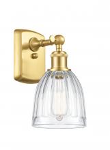 Innovations Lighting 516-1W-SG-G442-LED - Brookfield - 1 Light - 6 inch - Satin Gold - Sconce