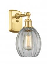 Innovations Lighting 516-1W-SG-G82-LED - Eaton - 1 Light - 6 inch - Satin Gold - Sconce