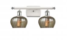 Innovations Lighting 516-2W-WPC-G96 - Fenton - 2 Light - 17 inch - White Polished Chrome - Bath Vanity Light