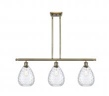 Innovations Lighting 516-3I-AB-G372 - Waverly - 3 Light - 36 inch - Antique Brass - Cord hung - Island Light