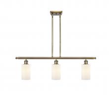 Innovations Lighting 516-3I-AB-G801-LED - Clymer - 3 Light - 36 inch - Antique Brass - Cord hung - Island Light