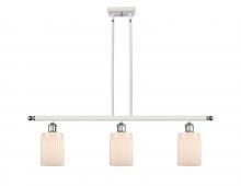 Innovations Lighting 516-3I-WPC-G341 - Hadley - 3 Light - 36 inch - White Polished Chrome - Cord hung - Island Light